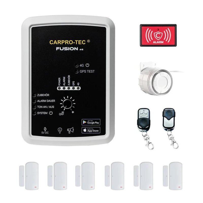 Wohnmobil Alarmanlage CarPro-Tec Camper Basic Set